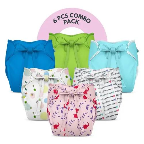 Bumberry Smart Nappy New Born Baby Diaper Combo For Babies (0-3 Months)